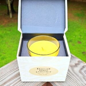 Vintage Pacifica Discontinued 10oz  Brazilian Mango Grapefruit Orange Candle